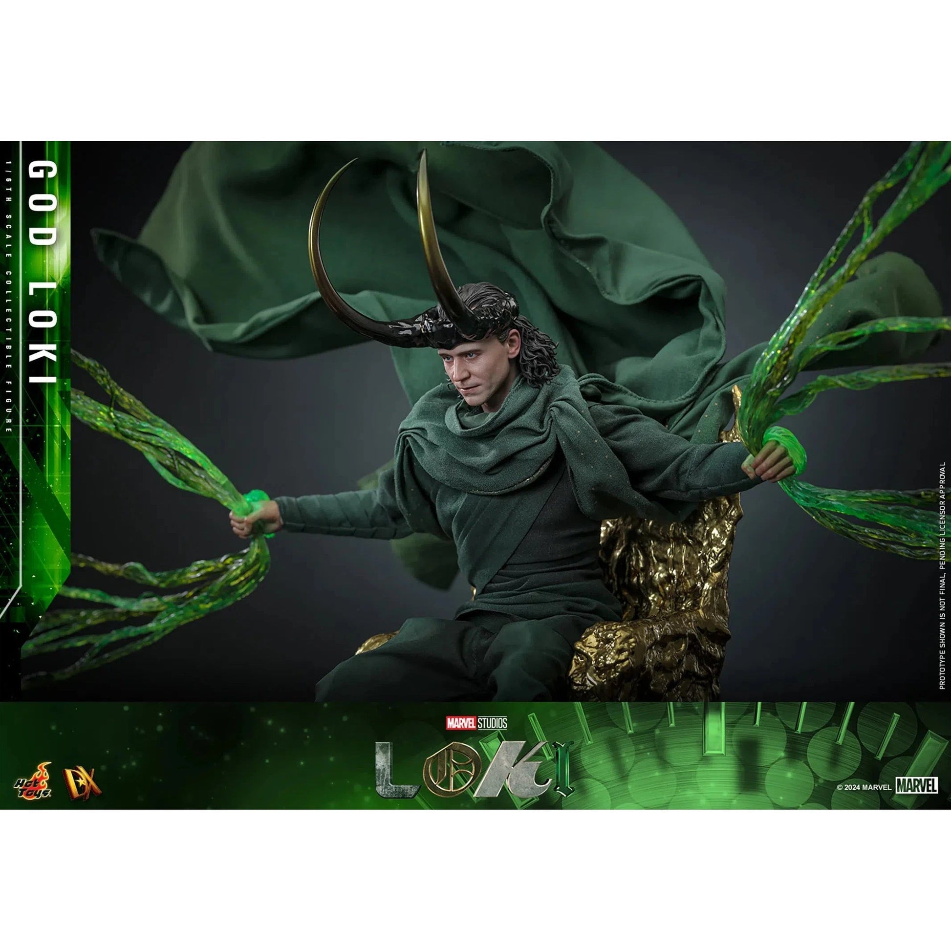Loki: Season 2: God Loki: DX40 Figure - Hot Toys Action Figures