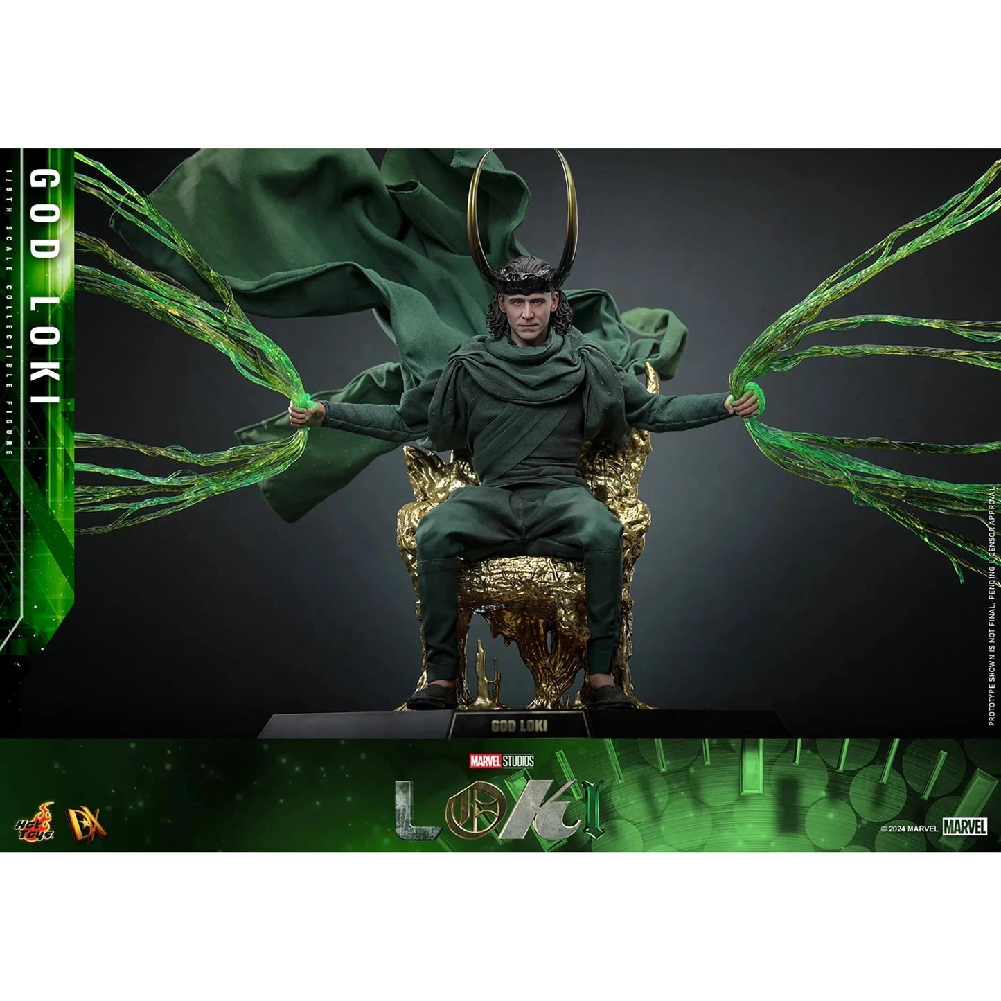 Loki: Season 2: God Loki: DX40 Figure - Hot Toys Action Figures