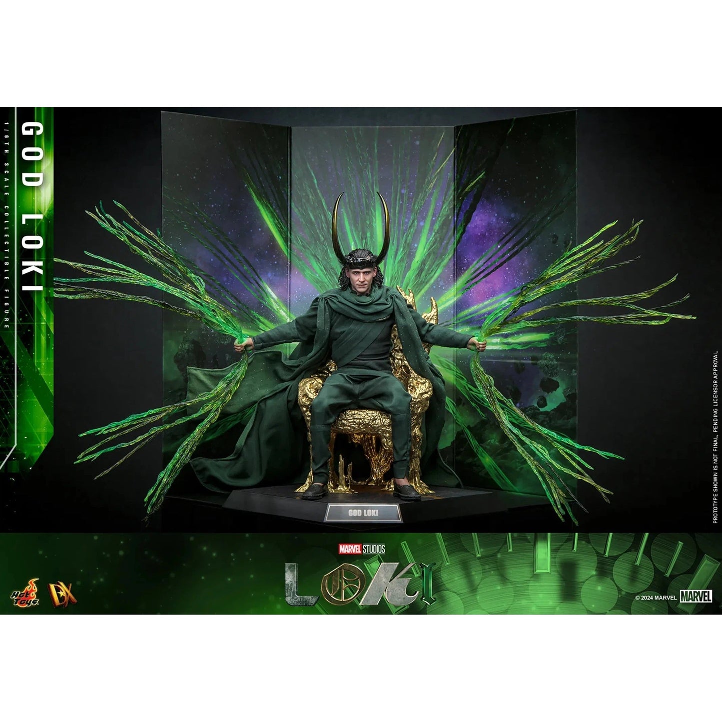 Loki: Season 2: God Loki: DX40: Sixth Scale Figure - Hot Toys Action Figure