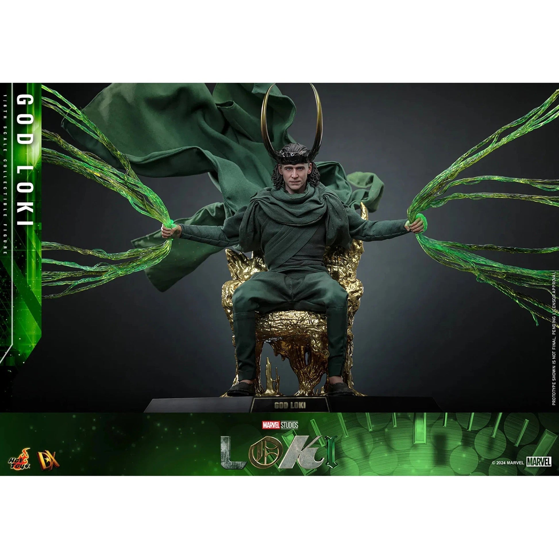 Loki: Season 2: God Loki: DX40: Sixth Scale Figure - Hot Toys Action Figure
