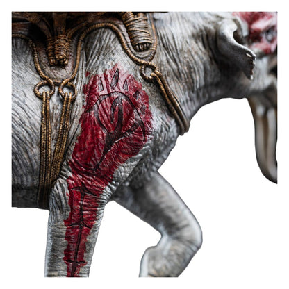 Lord of the Rings Mini Statue Mumak in Battle - Weta Workshop Statue