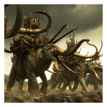 Lord of the Rings Mini Statue Skull of a Mumak 15 cm - Weta Workshop Statue