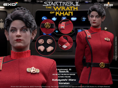Lt JG Saavik: Kobayashi Maru Edition: Star Trek II: The Wrath Of Khan - EXO-6 Action Figure