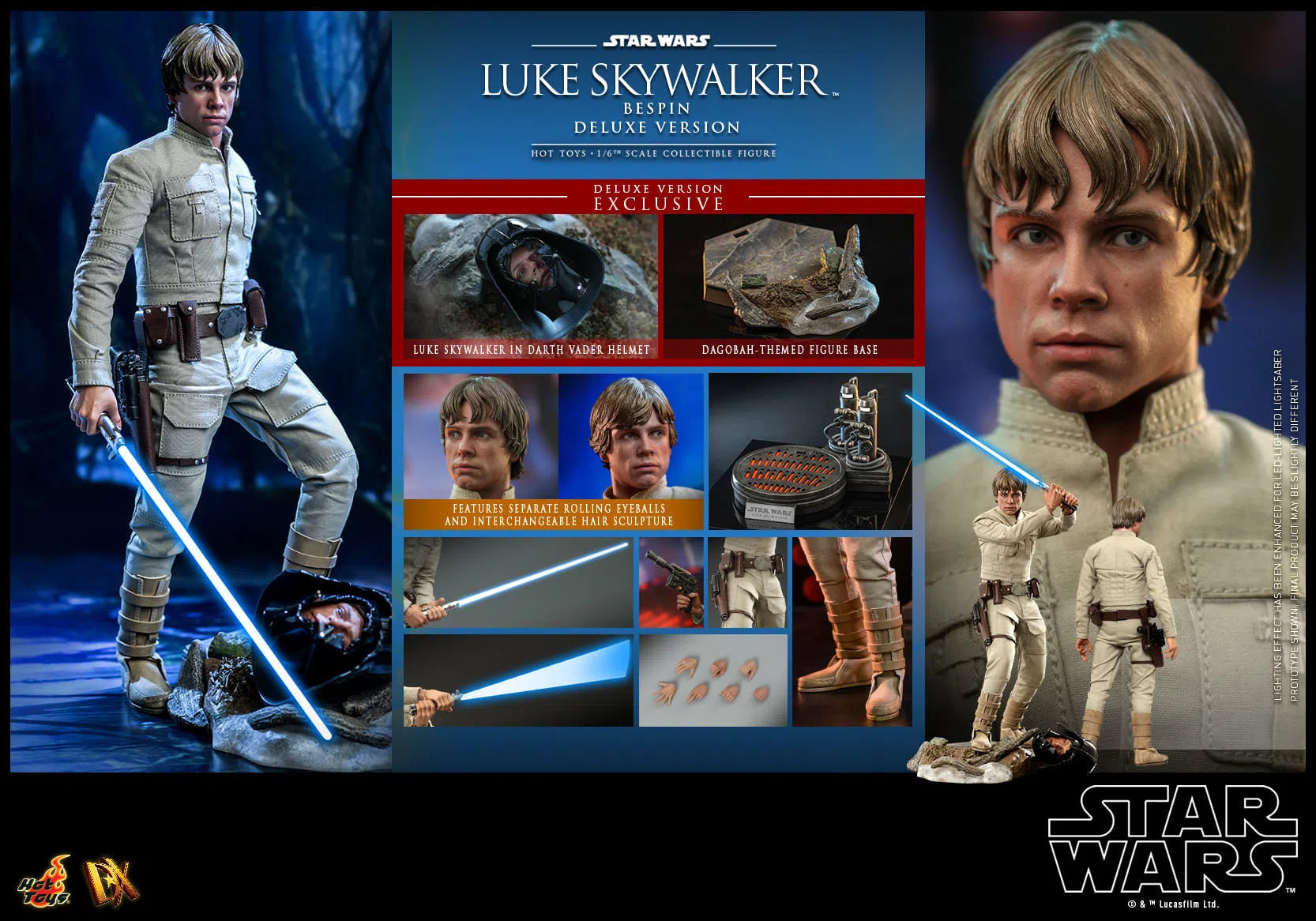 Luke Skywalker: Bespin: Deluxe: Star Wars: DX25 Hot Toys