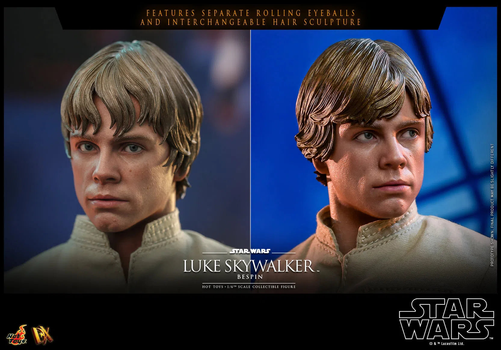 Luke Skywalker: Bespin: Standard: Star Wars: DX24 Hot Toys