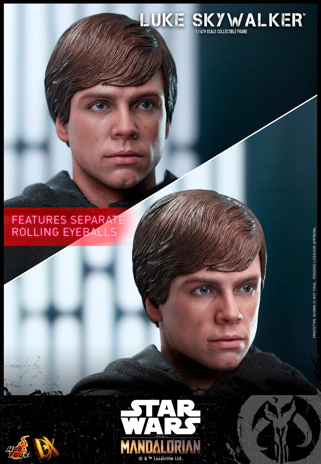 Luke Skywalker: Star Wars: The Mandalorian: DX22 Hot Toys