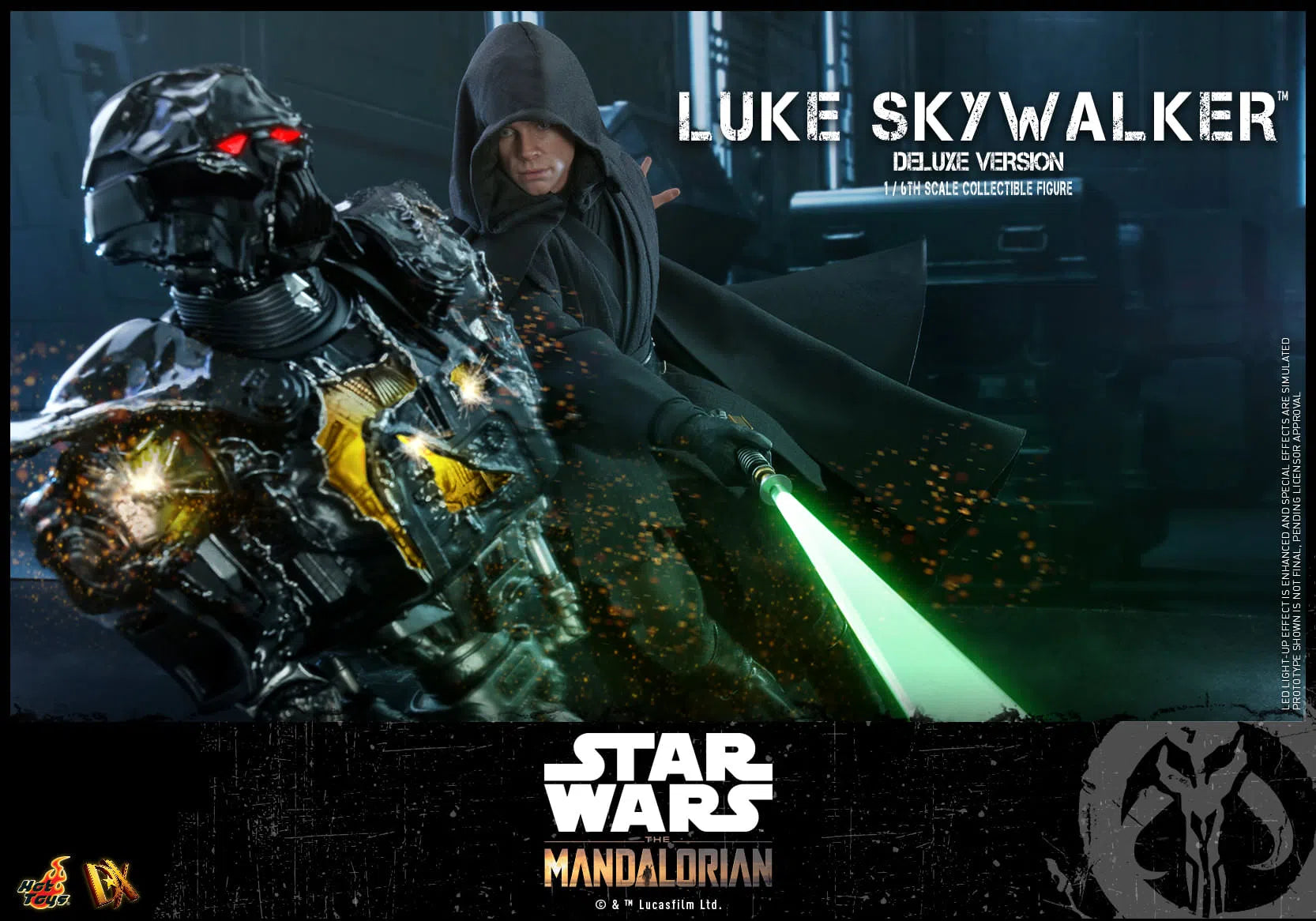 Luke Skywalker: Star Wars: The Mandalorian: Deluxe: DX23 Hot Toys