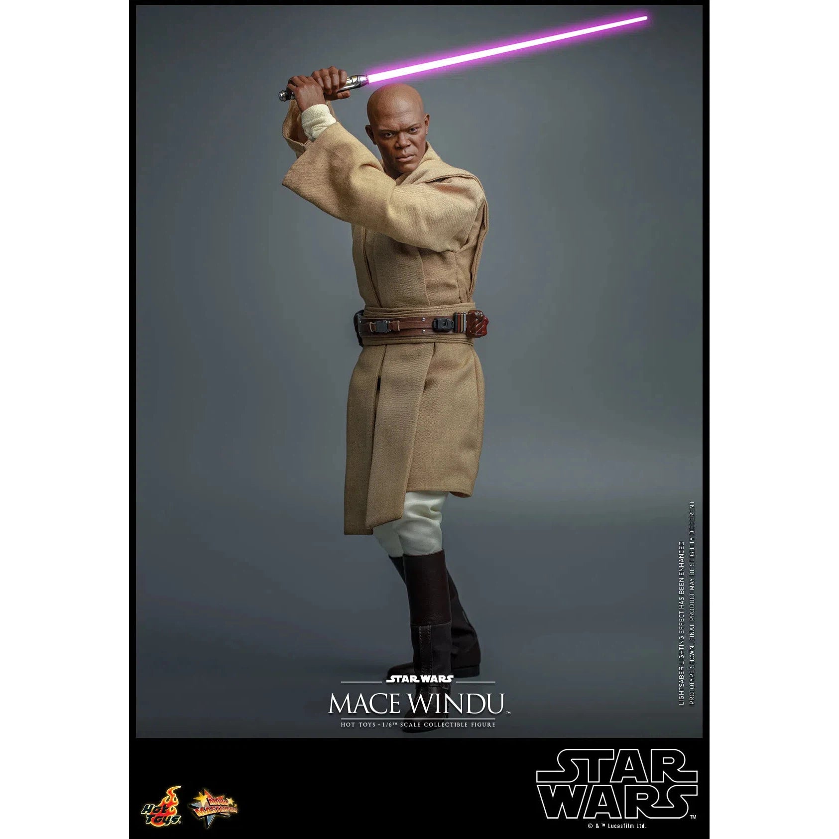 Hot Toys Mace Windu: Star Wars Episode II: Attack Of The Clones Hot Toys Mace Windu: Star Wars Episode II: Attack Of The Clones