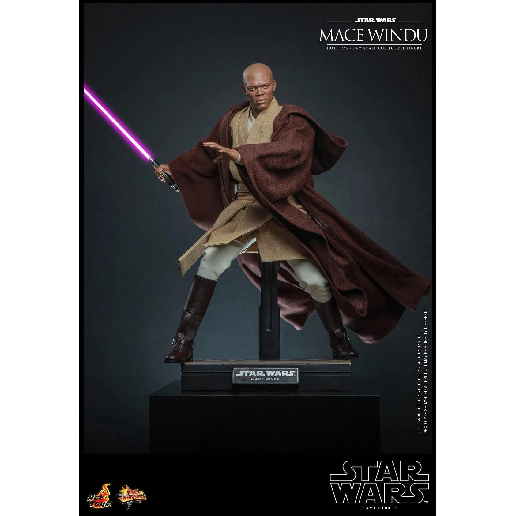 Hot Toys Mace Windu: Star Wars Episode II: Attack Of The Clones Hot Toys Mace Windu: Star Wars Episode II: Attack Of The Clones