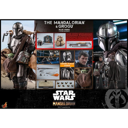 Mandalorian & Grogu Set: Deluxe: Star Wars: TMS052 - Hot Toys Action Figure