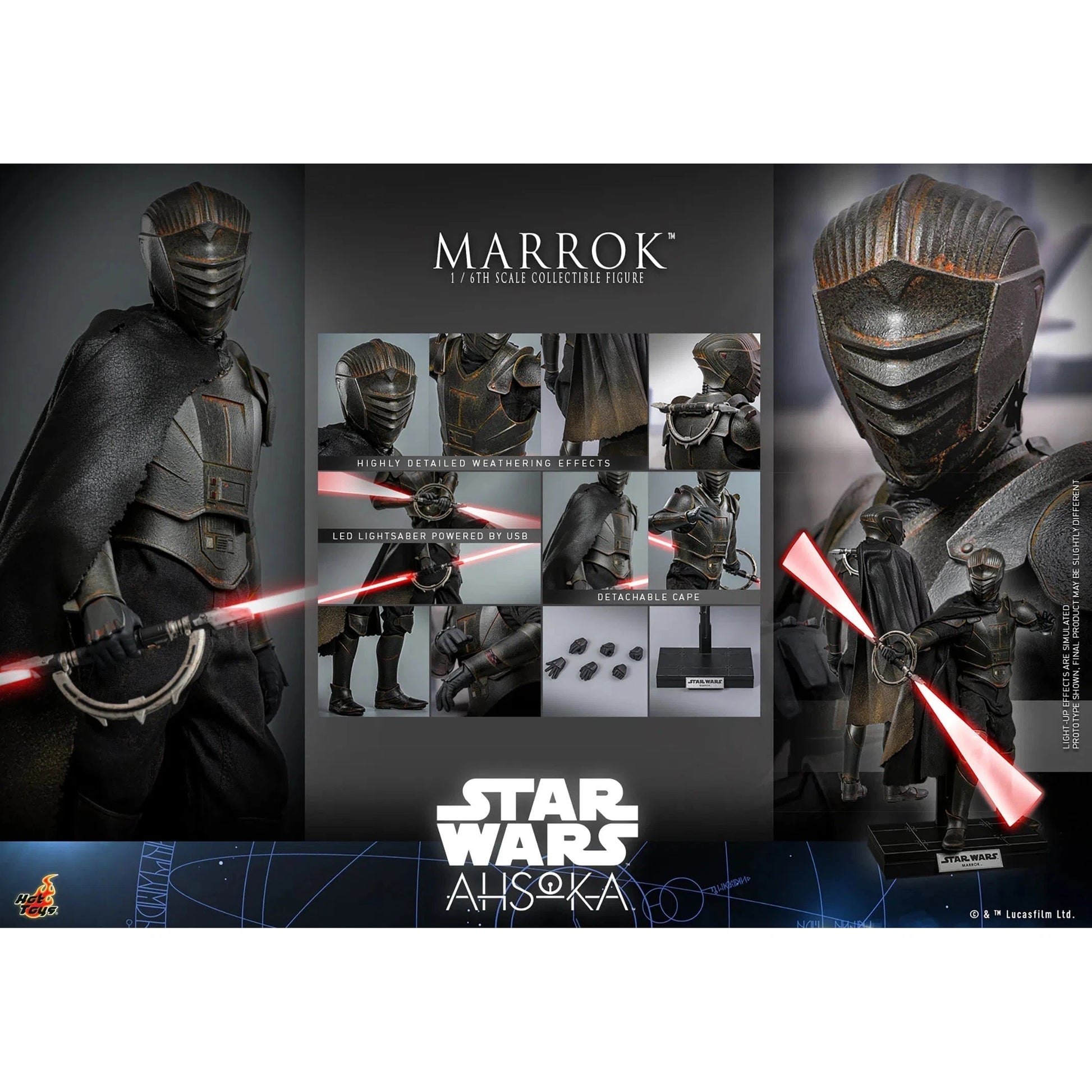 Marrok: Star Wars: Ahsoka: Hot Toys by Hot Toys – Action Figure, [scale], UK stockist Planet Action Figures