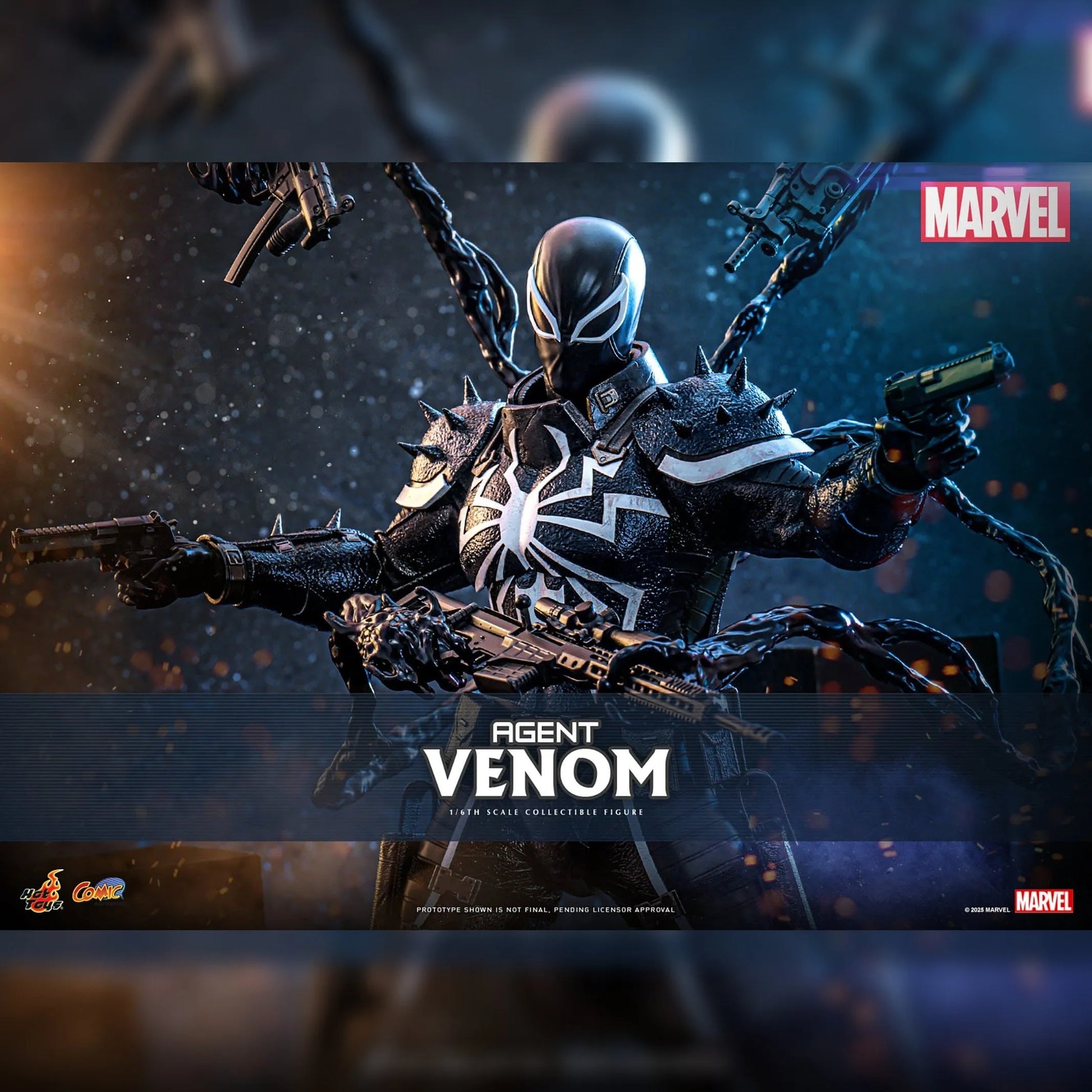 Marvel Comics: Agent Venom: 1/6th - Hot Toys Action Figures