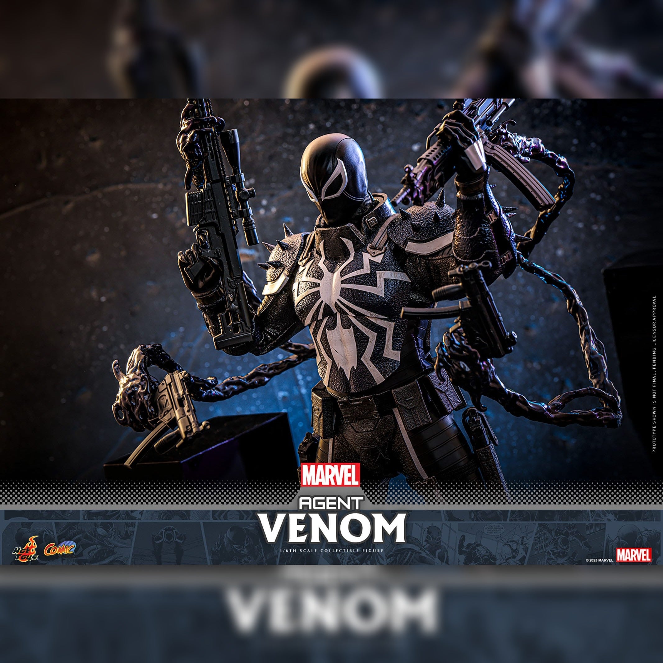 Marvel Comics: Agent Venom: 1/6th Scale Action Figure: Hot Toys Hot Toys