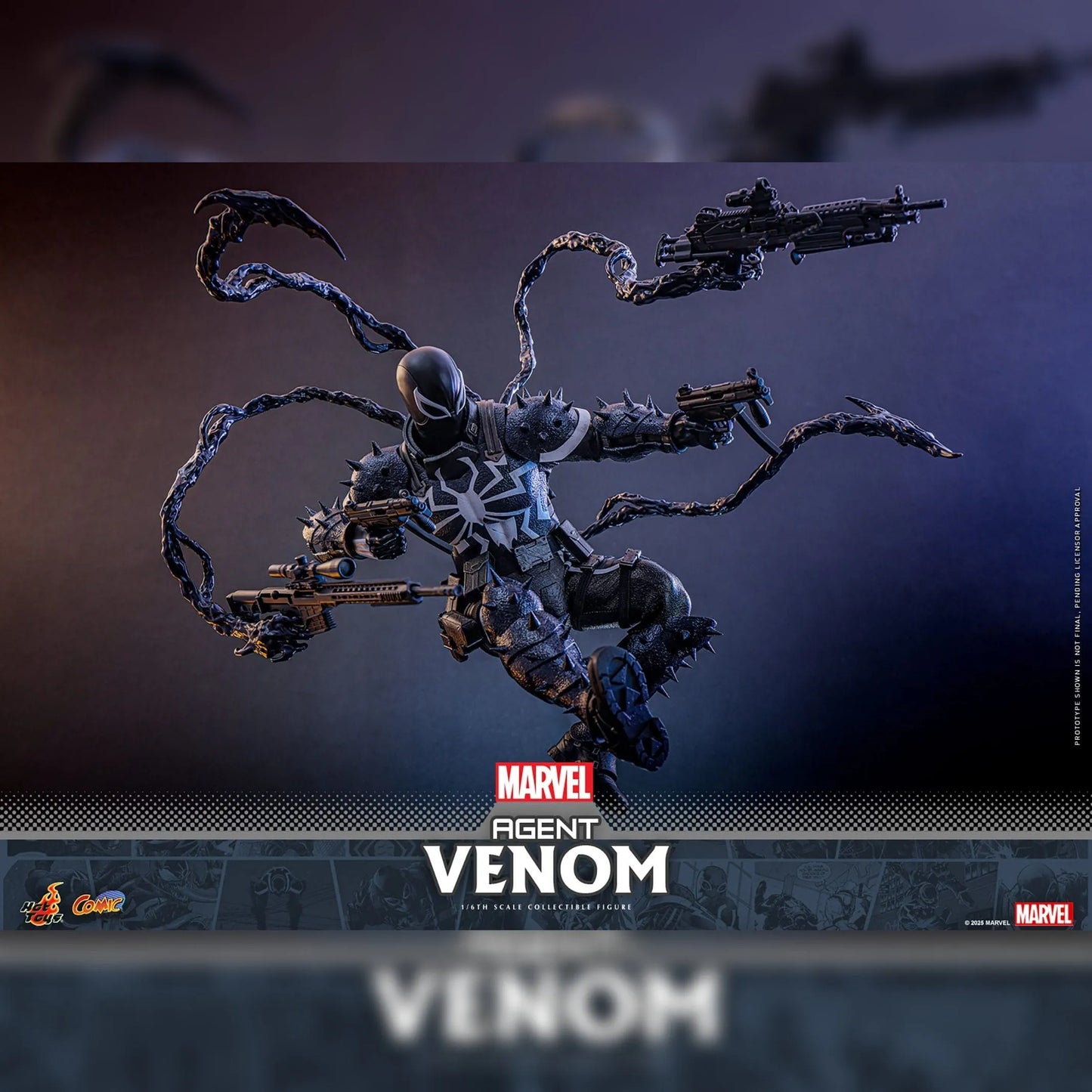 Marvel Comics: Agent Venom: 1/6th Scale Action Figure - Hot Toys Action Figure