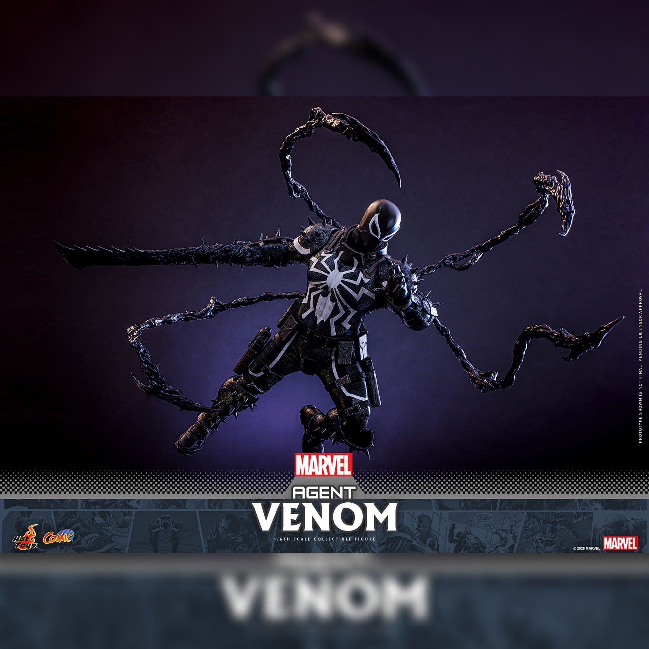 Marvel Comics: Agent Venom: 1/6th Scale Action Figure: Hot Toys Hot Toys