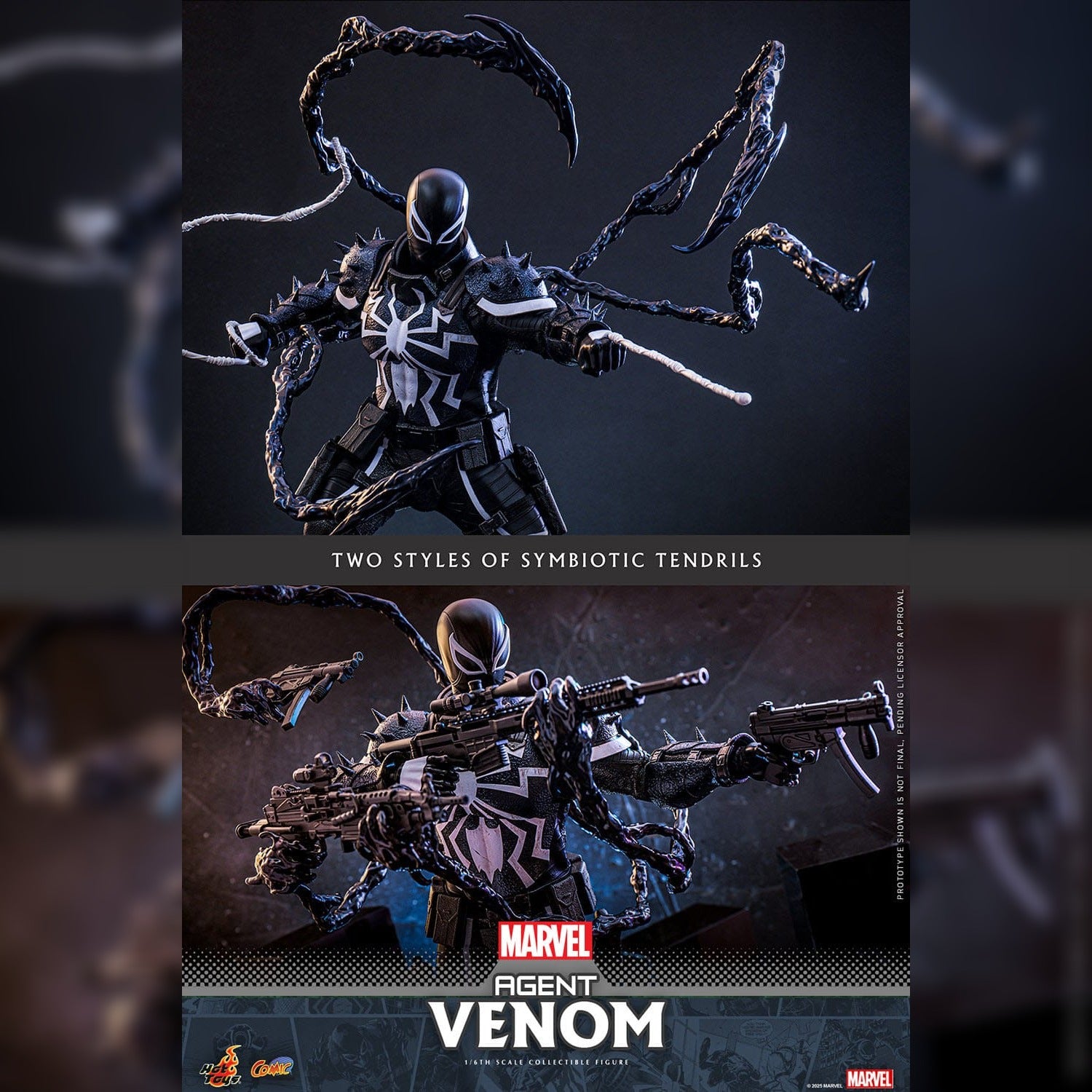 Marvel Comics: Agent Venom: 1/6th Scale Action Figure: Hot Toys Hot Toys