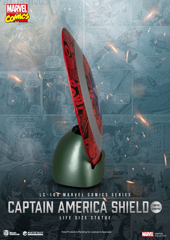 Marvel Comics: Captain America Shield: Life Size Statue - Beast Kingdom Toys Statue