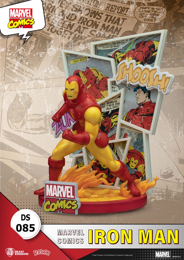 Marvel Comics D-Stage PVC Diorama Iron Man 16 cm - Beast Kingdom Toys Statues