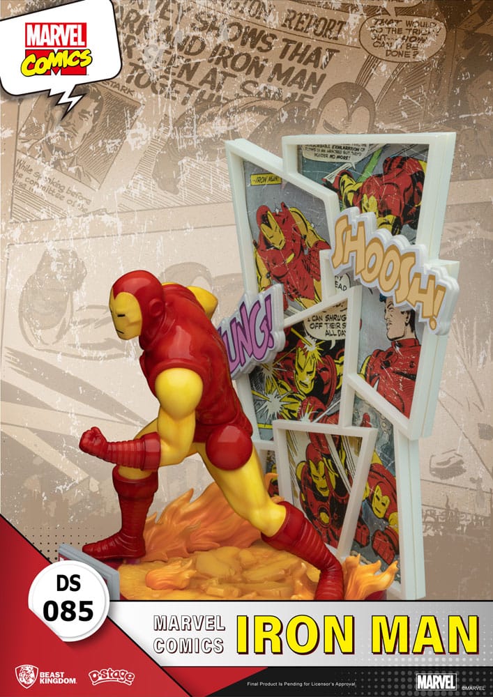 Marvel Comics D-Stage PVC Diorama Iron Man 16 cm - Beast Kingdom Toys Statues