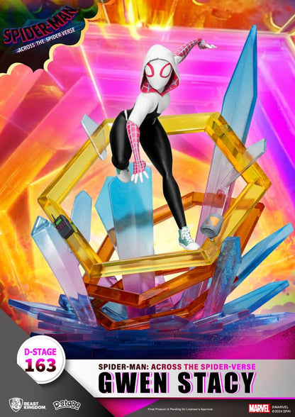 Marvel D-Stage PVC Diorama Spider-Man: Across the Spider-Verse Gwen Stacy 15 cm - Beast Kingdom Toys Dioramas