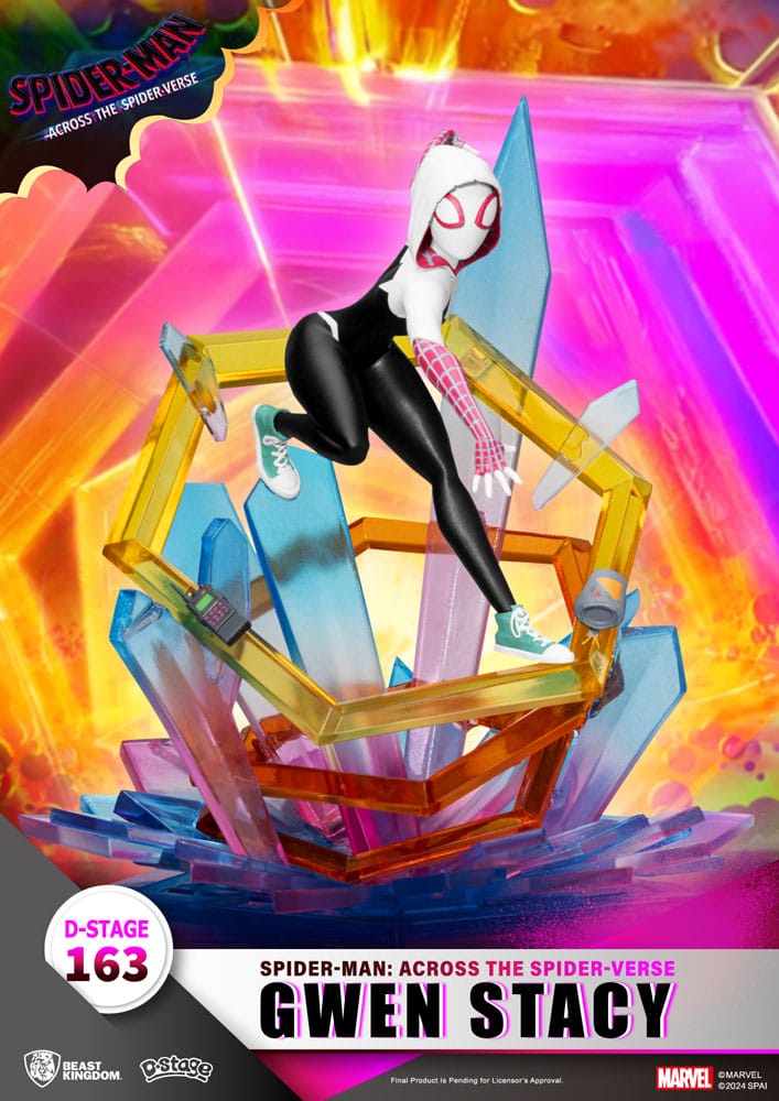 Marvel D-Stage PVC Diorama Spider-Man: Across the Spider-Verse Gwen Stacy 15 cm - Beast Kingdom Toys Dioramas