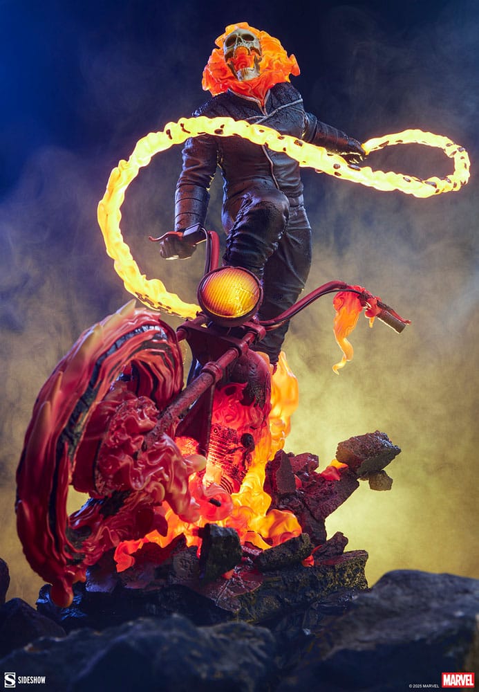 Marvel: Ghost Rider (Classic Variant): Premium Format Statue - Sideshow Collectibles Statue
