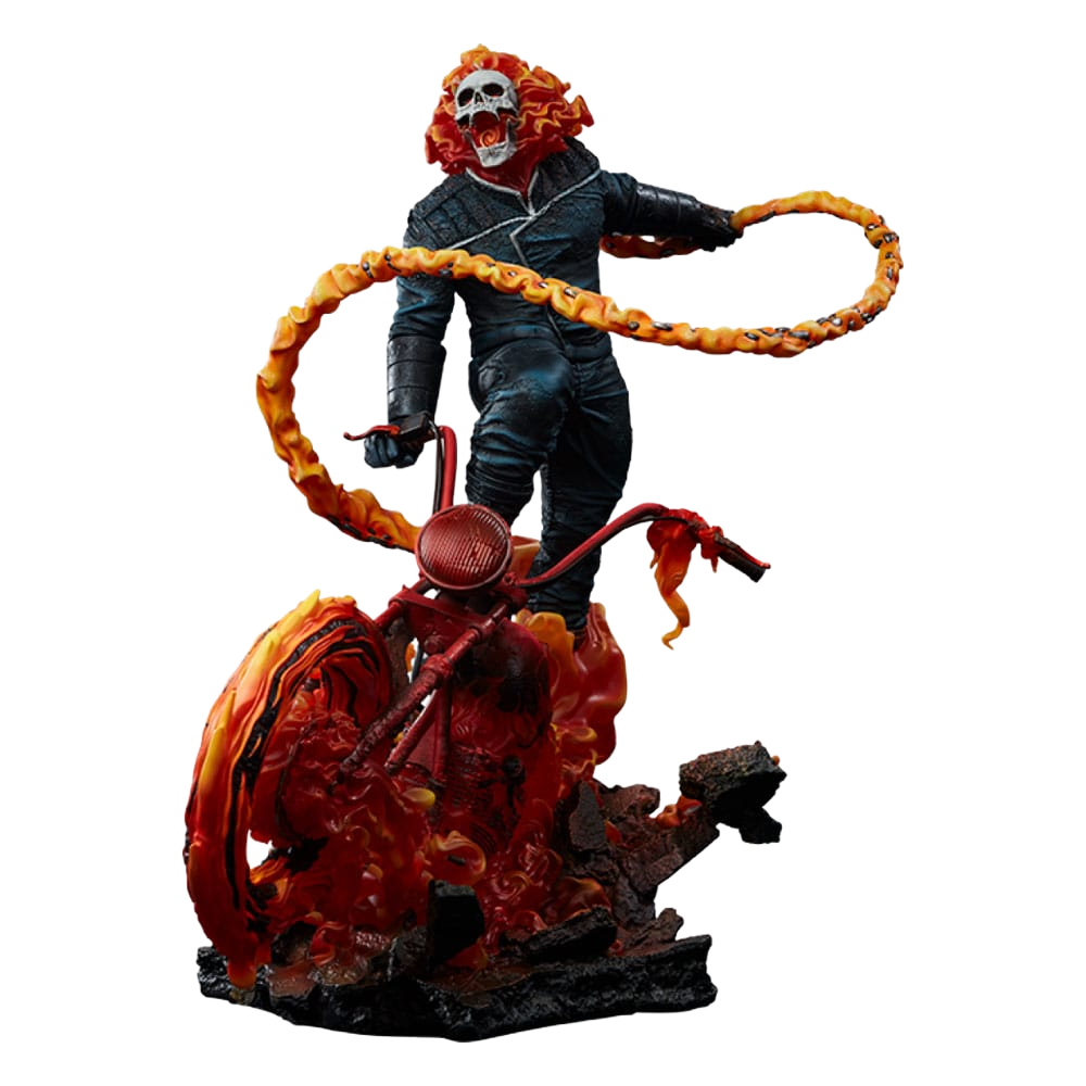 Marvel: Ghost Rider (Classic Variant): Premium Format Statue - Sideshow Collectibles Statue