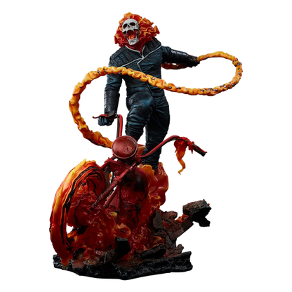 Marvel: Ghost Rider (Classic Variant): Premium Format Statue - Sideshow Collectibles Statue