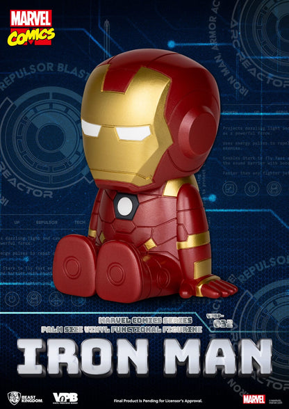 Marvel: Iron Man Palm-Sized Vinyl Piggy Bank - Beast Kingdom Piggy Bank