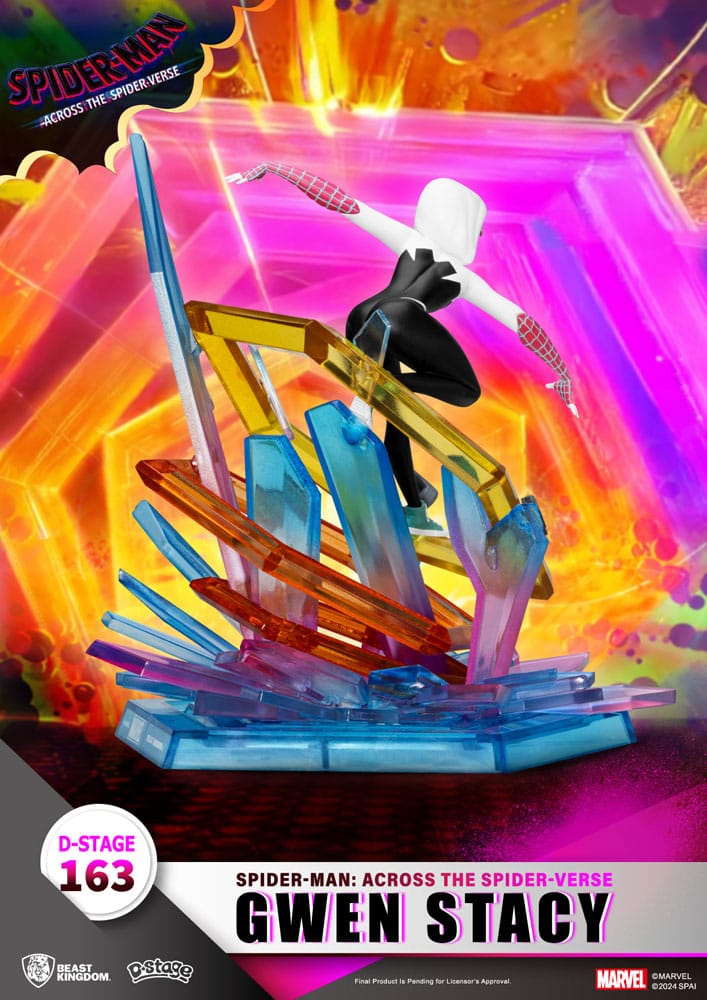 Marvel: Spider-Man: Across the Spider-Verse: Gwen Stacy: D-Stage Diorama - Beast Kingdom Toys Statue
