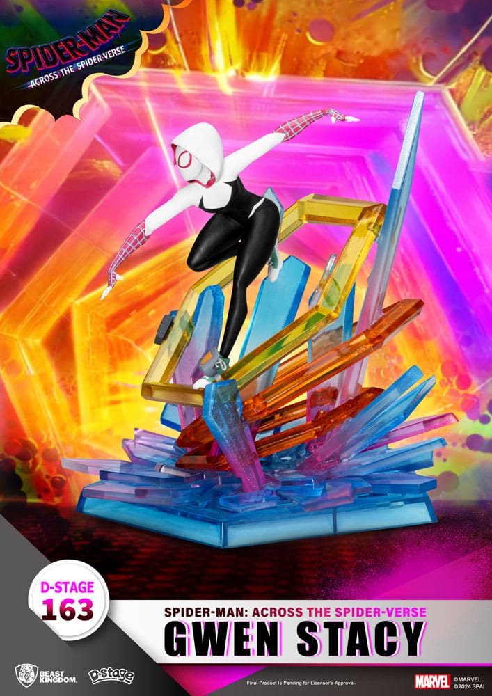 Marvel: Spider-Man: Across the Spider-Verse: Gwen Stacy: D-Stage Diorama - Beast Kingdom Toys Statue
