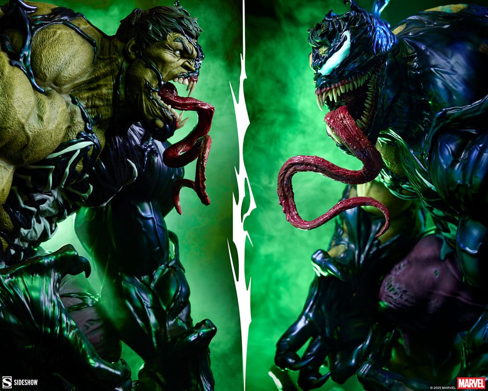 Marvel: Venomized Hulk: Premium Format Statue - Sideshow Collectibles Statue