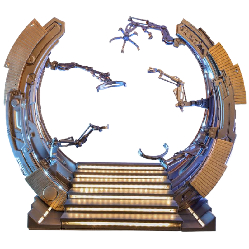 Marvel's The Avengers Accessories Collection Series Iron Man Suit-Up Gantry - Hot Toys Action figures: accessories