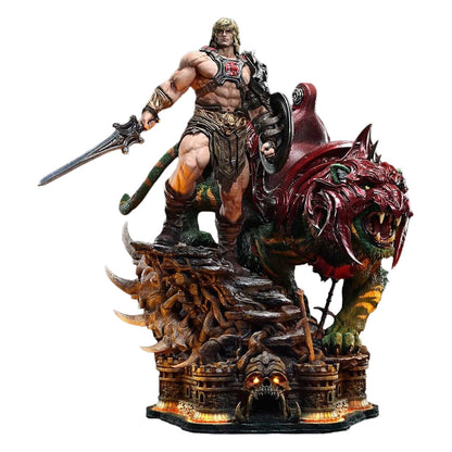 Masters of the Universe He-Man & Battle Cat 1/4 Scale Statue - Prime 1 Studio Statues