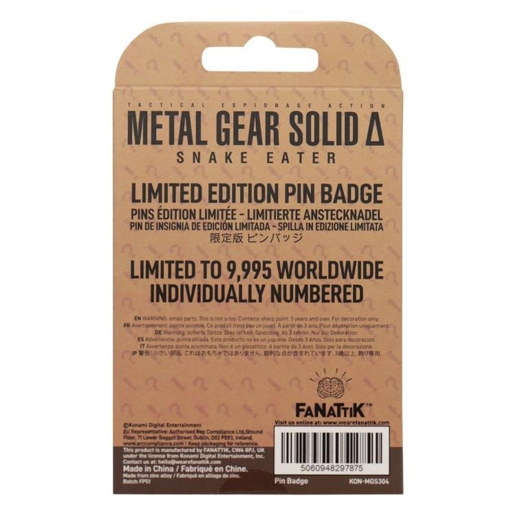 Metal Gear Solid Delta: Snake Eater FOX Limited Edition Pin Badge - FaNaTtiK Pin Badge