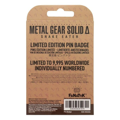 Metal Gear Solid Delta: Snake Eater FOX Limited Edition Pin Badge - FaNaTtiK Pin Badge