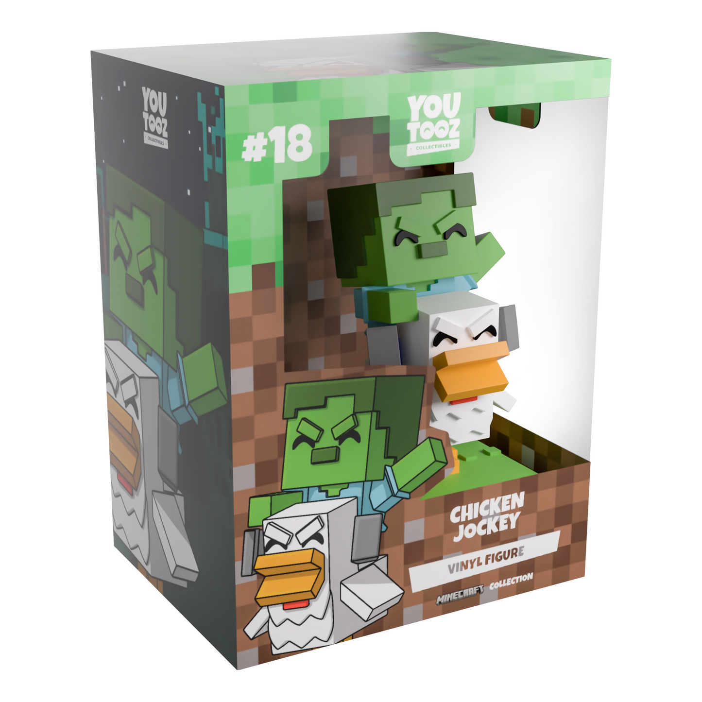 Minecraft: Chicken Jockey: Vinyl Figure: YouTooz by YouTooz – Vinyl Figure, [scale], UK stockist Planet Action Figures