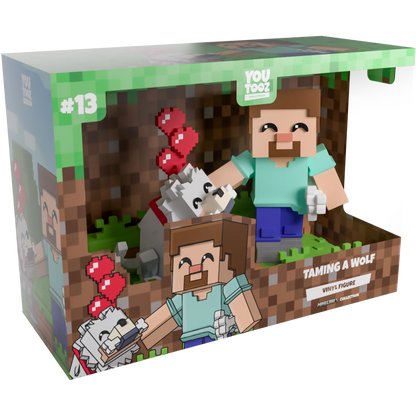 Minecraft: Taming a Wolf: Vinyl Figure - YouTooz Vinyl Figure