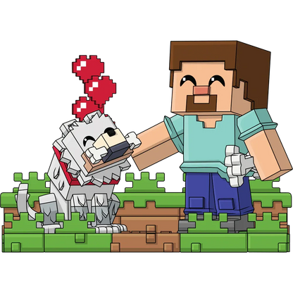 Minecraft: Taming a Wolf: Vinyl Figure - YouTooz Vinyl Figure