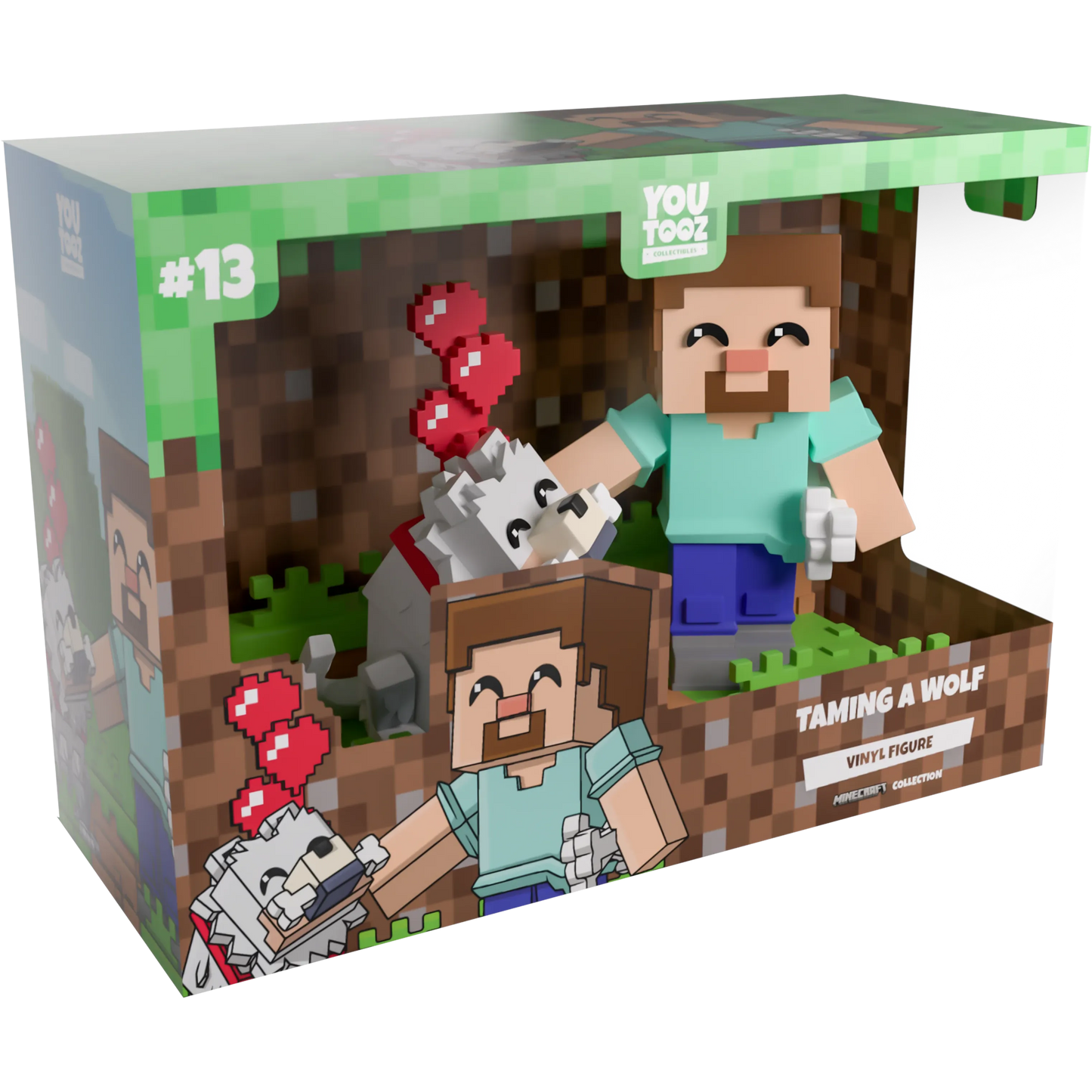 Minecraft: Taming a Wolf: Vinyl Figure: YouTooz by YouTooz – Vinyl Figure, [scale], UK stockist Planet Action Figures