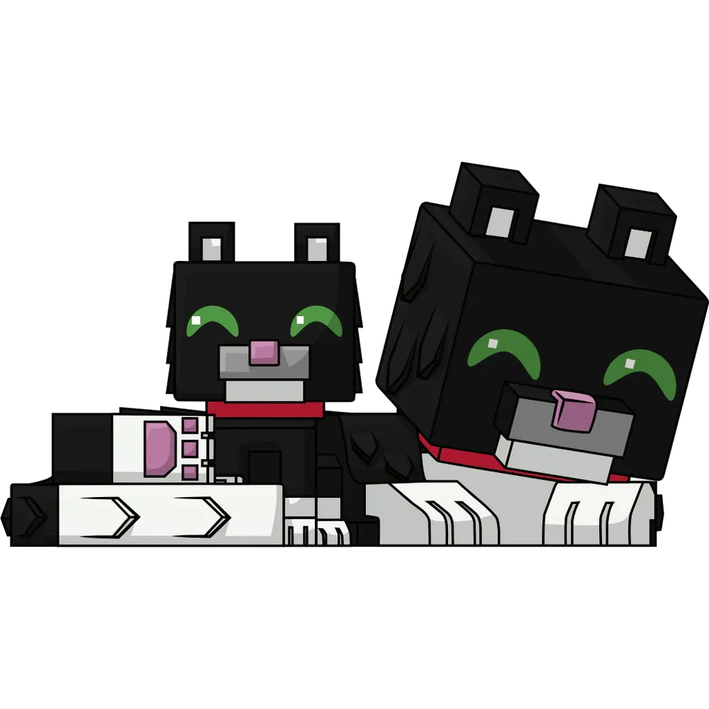 Minecraft: Tuxedo Cat: Vinyl Figure: YouTooz YouTooz