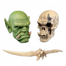 Mythic Legions Action Figure Accessory Enemy Head Pack - Four Horsemen Toy Design Action Figure Accessories