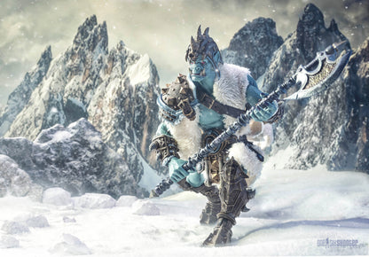 Mythic Legions: Ashes of Agbendor Action Figure Frost Ogre Ogre Scale - Four Horsemen Action Figure