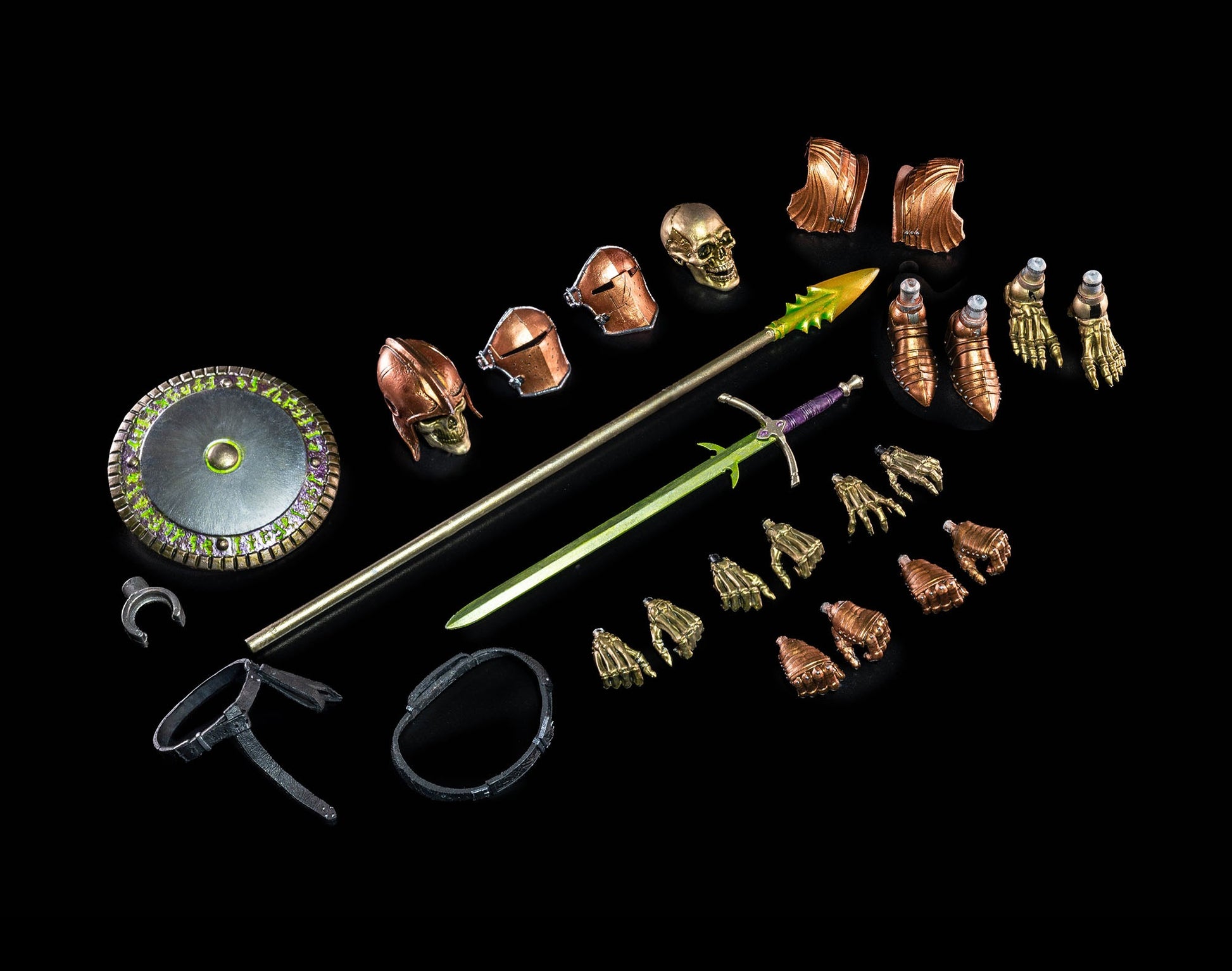 Mythic Legions: Ashes of Agbendor Action Figure Gold Skeleton 2 Deluxe Edition - Four Horsemen Action Figure