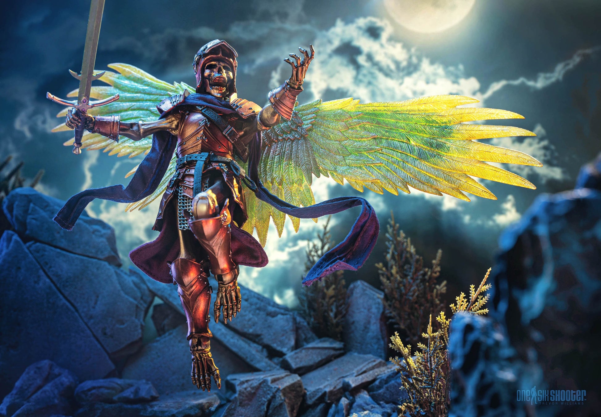 Mythic Legions: Ashes of Agbendor Action Figure Gold Skeleton 2 Deluxe Edition - Four Horsemen Action Figure