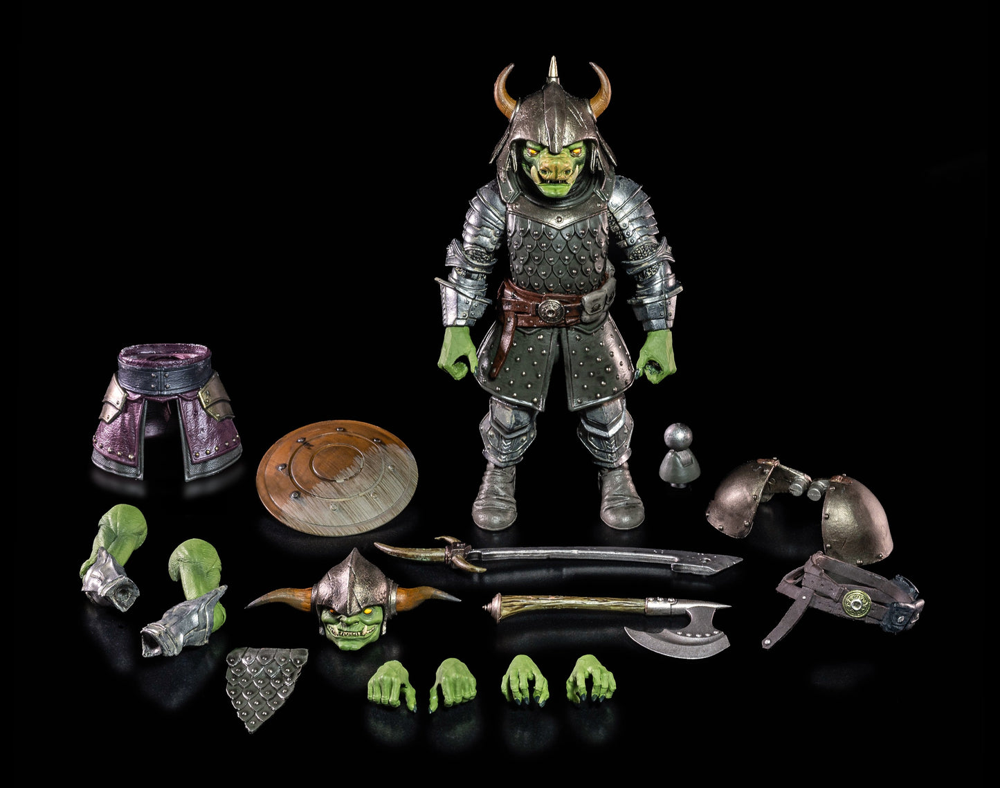 Mythic Legions: Ashes of Agbendor Action Figurees 2-Pack Maligancy of Gobhollow - Four Horsemen Action Figure