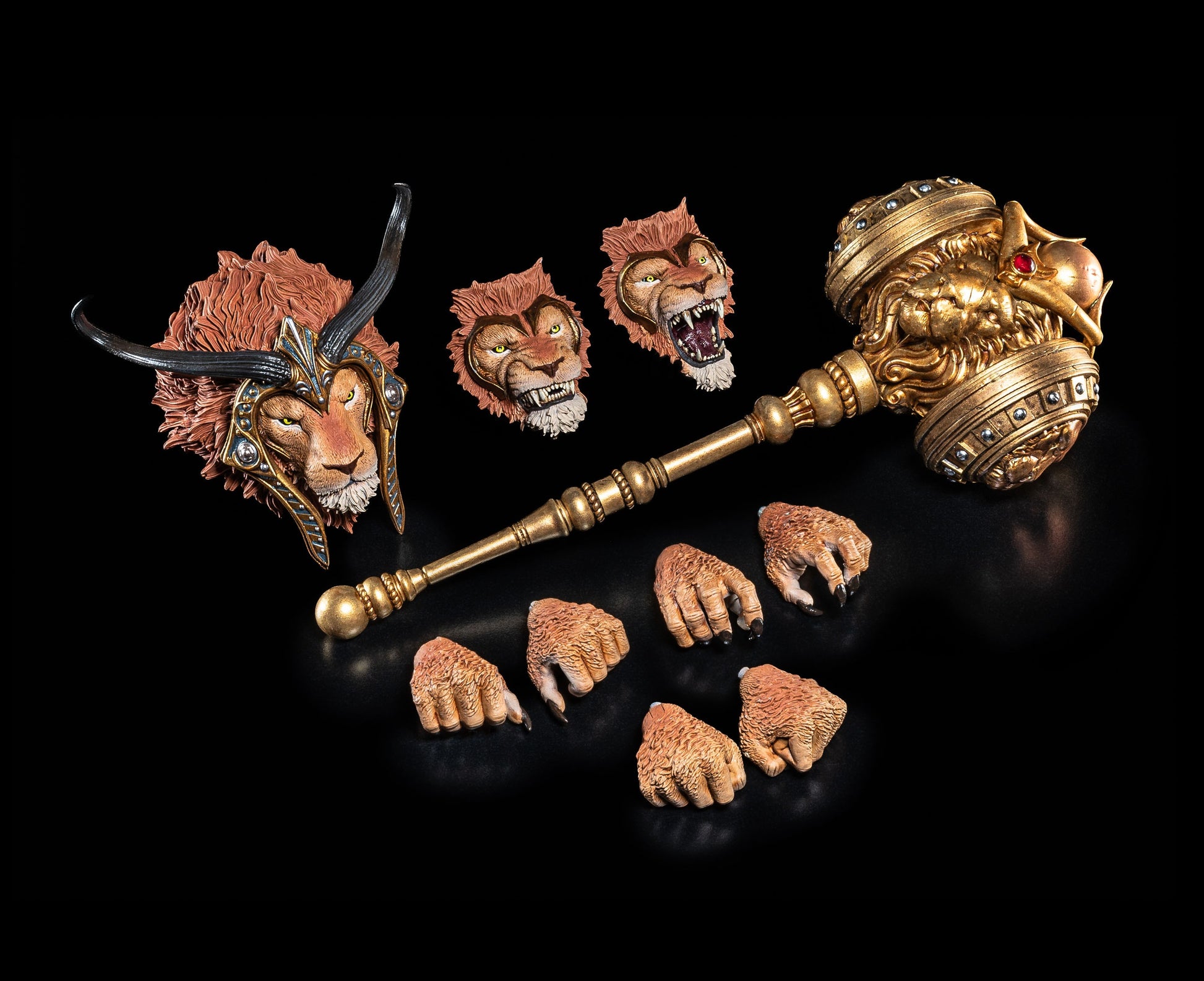 Mythic Legions: Reign of the Beasts: Leodysseus: Ogre-Scale: Action Figure - Four Horsemen Action Figure