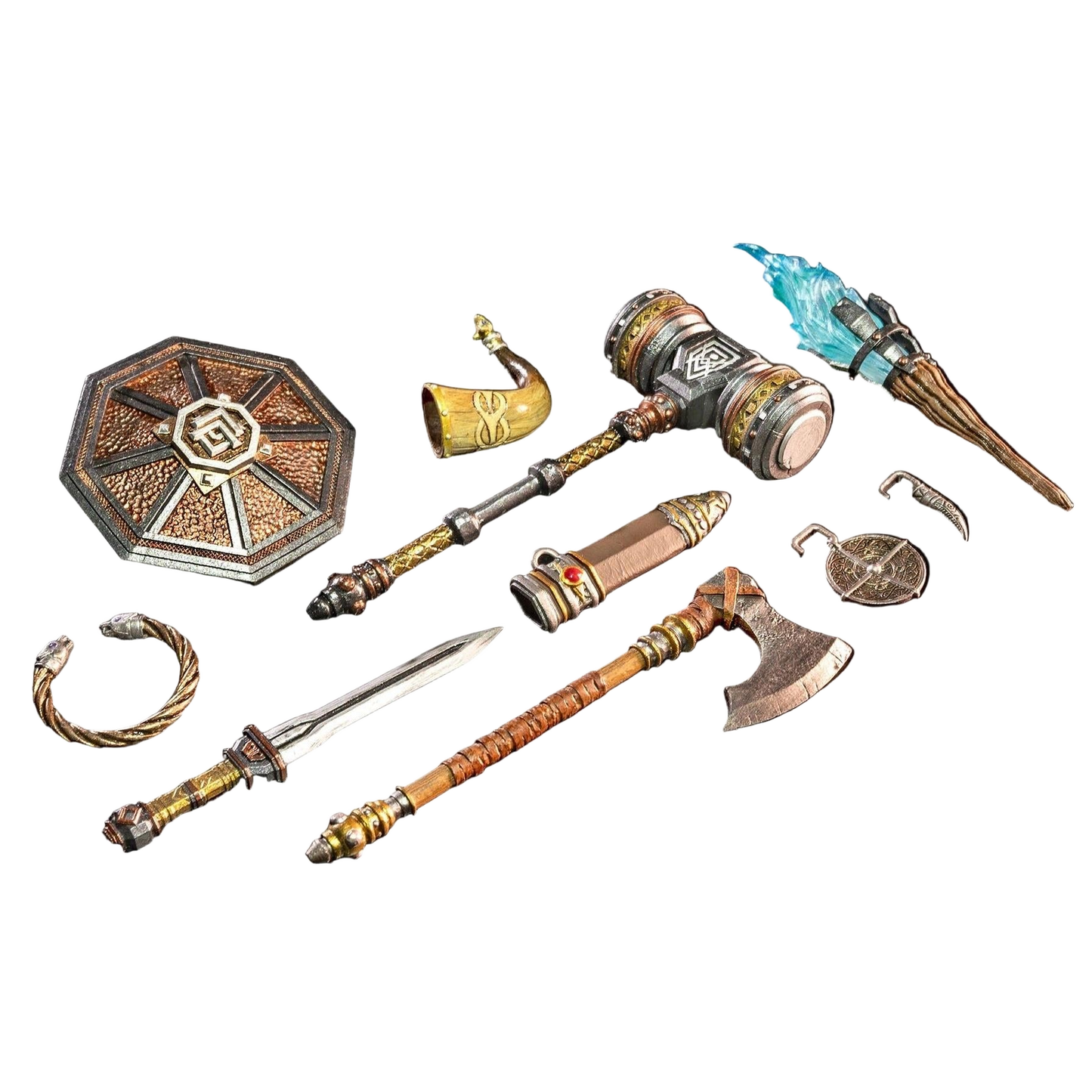 Mythic Legions: Rising Sons Action Figure Accessorys Dwarf Weapons - Four Horsemen Action Figure: Accessories