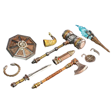 Mythic Legions: Rising Sons Action Figure Accessorys Dwarf Weapons - Four Horsemen Action Figure: Accessories
