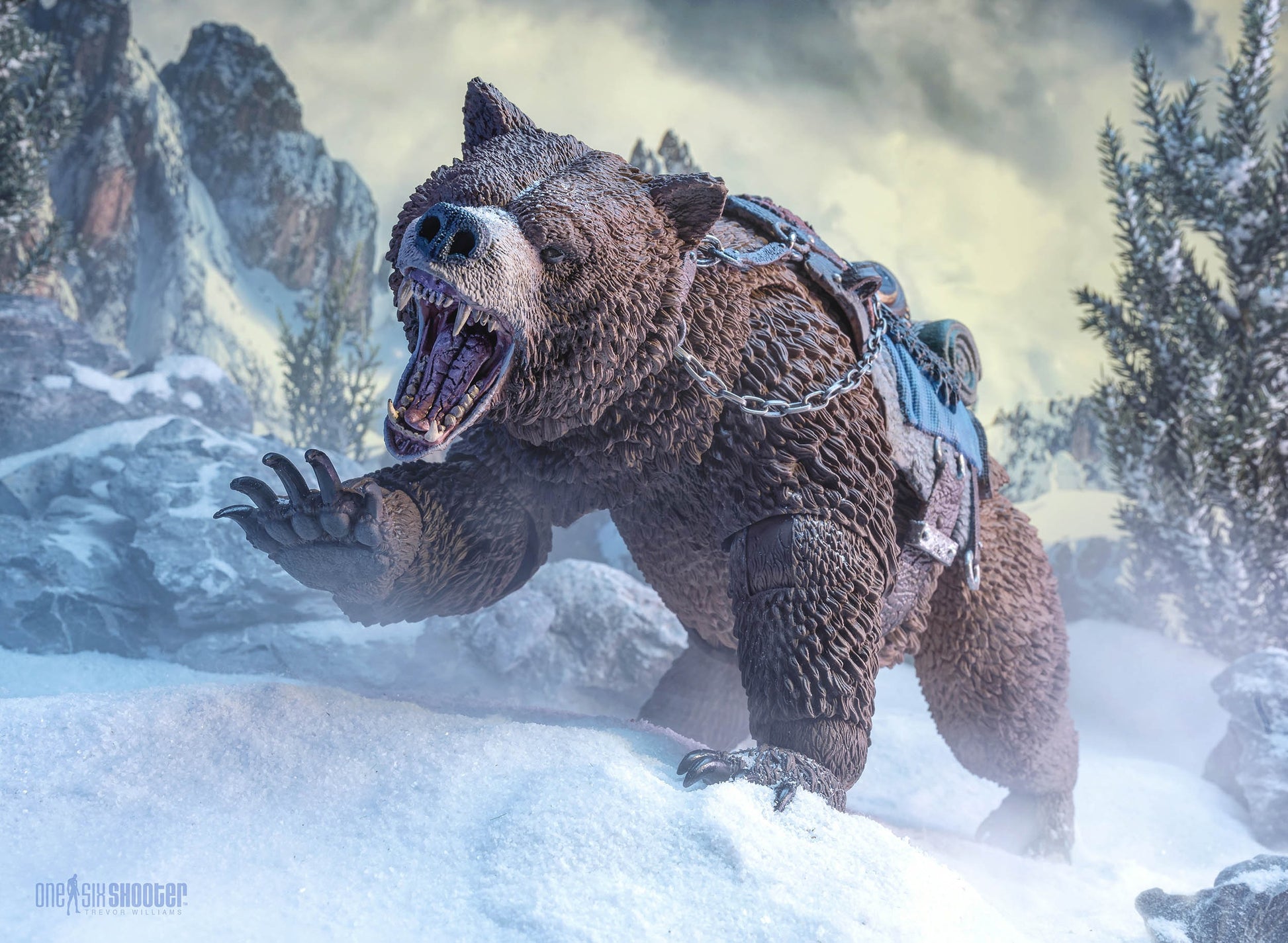 Mythic Legions: Rising Sons Action Figure Bodvar (Bear Mount) 15 cm - Four Horsemen Action Figure